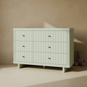 6 drawer dresser in nursery sage