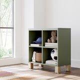 California olive cubby storage kids room shot