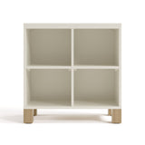 California frosted oat cubby storage front view