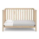 natural crib in toddler bed conversion