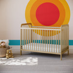 Driftwood crib with in nursery