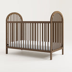 Crib - Angled view (Hazelnut)