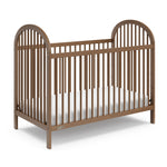 Crib - Angled view (Hazelnut)