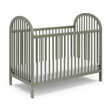 Crib - Angled view (Olive)