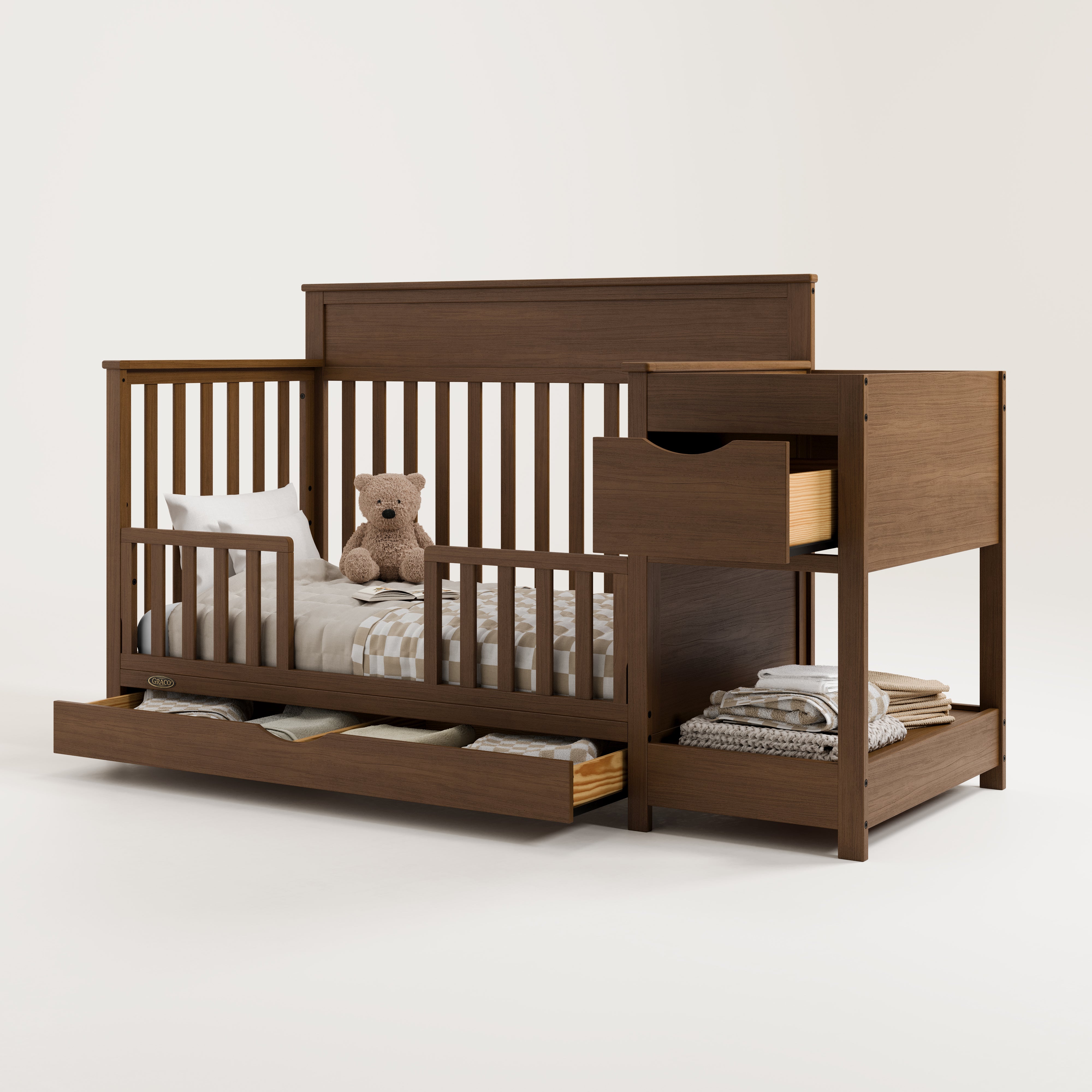 Graco® Shiloh™ 5-in-1 Convertible Crib and Changer.