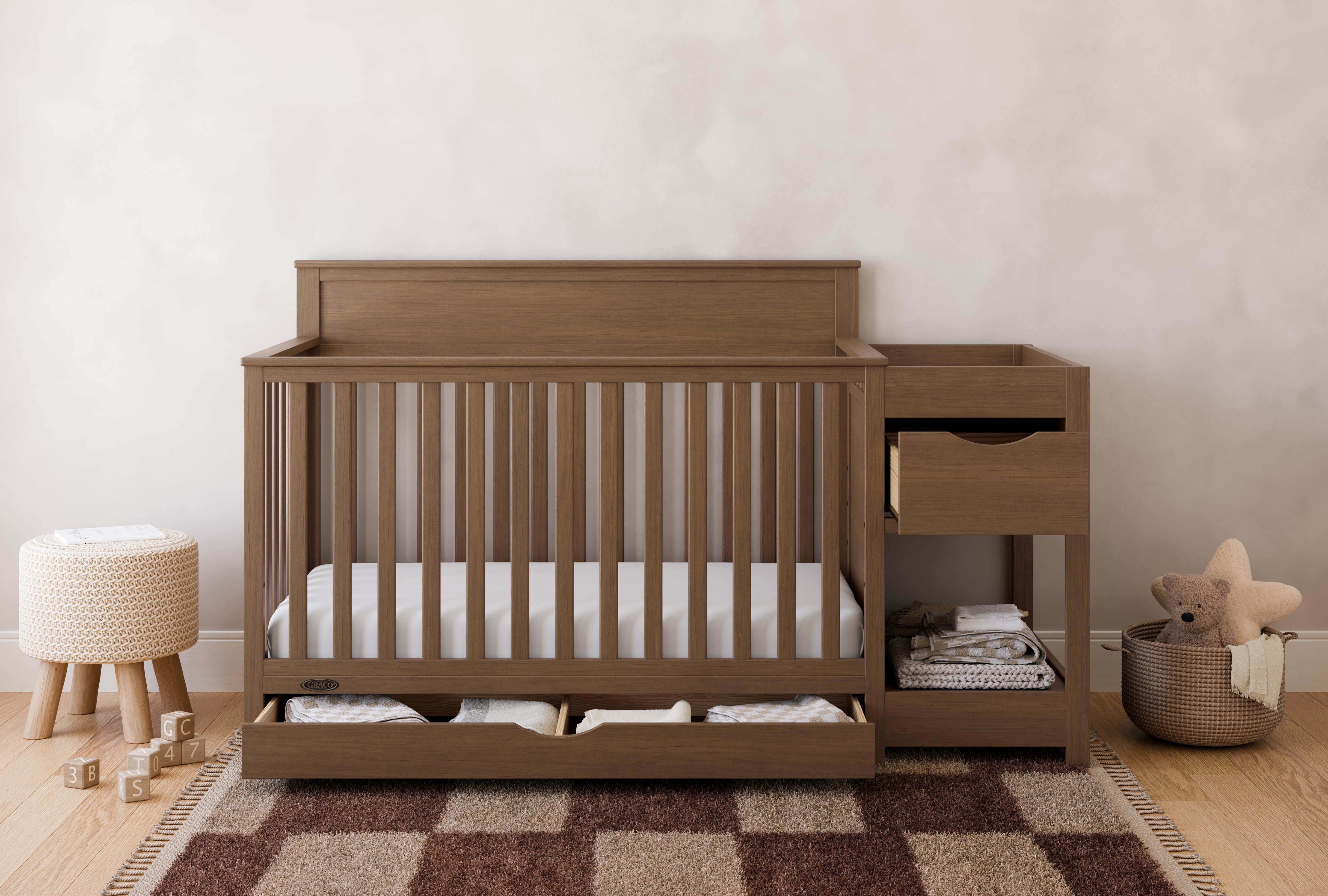 Graco® Shiloh™ 5-in-1 Convertible Crib and Changer.