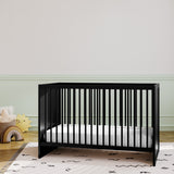 black calabasas crib in nursery