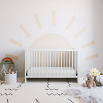 white crib in nursery