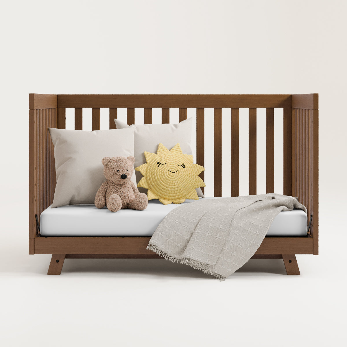 Crib in daybed conversion (Hazelnut)