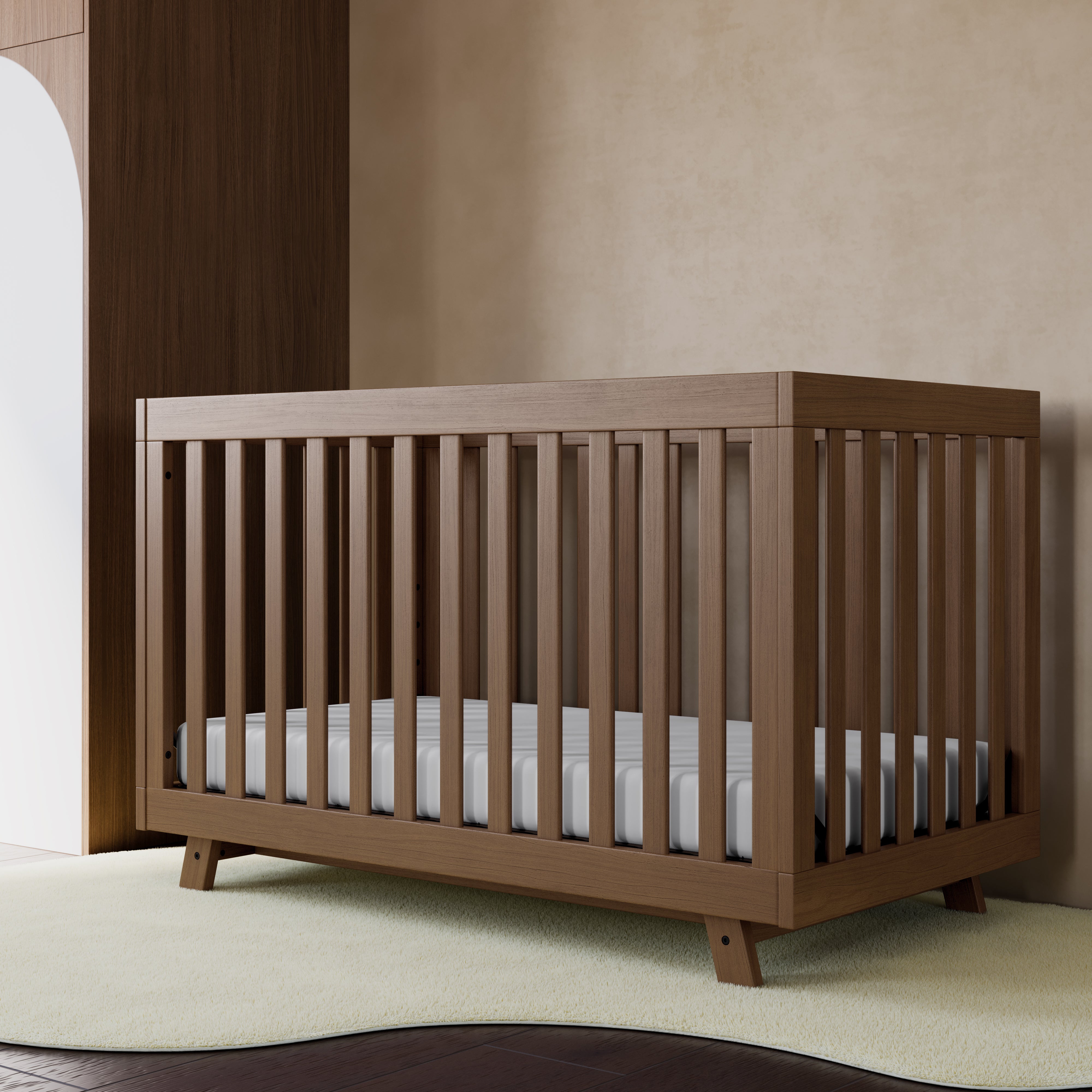 Crib in nursery (Hazelnut)