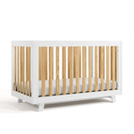 Crib angled view (White with natural)