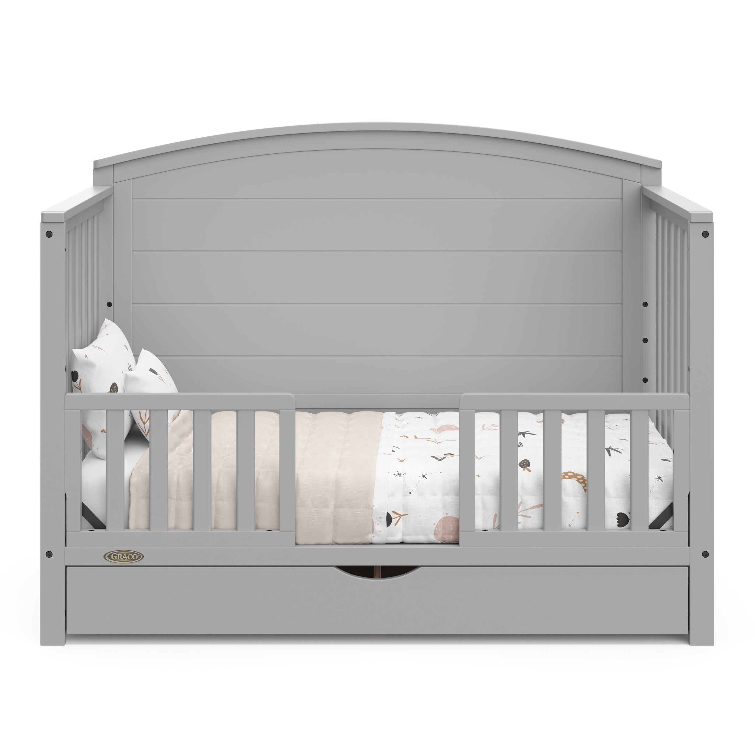 Graco® Bellwood® 5-in-1 Convertible Crib with Drawer.