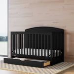 Graco® Bellwood® 5-in-1 Convertible Crib with Drawer.