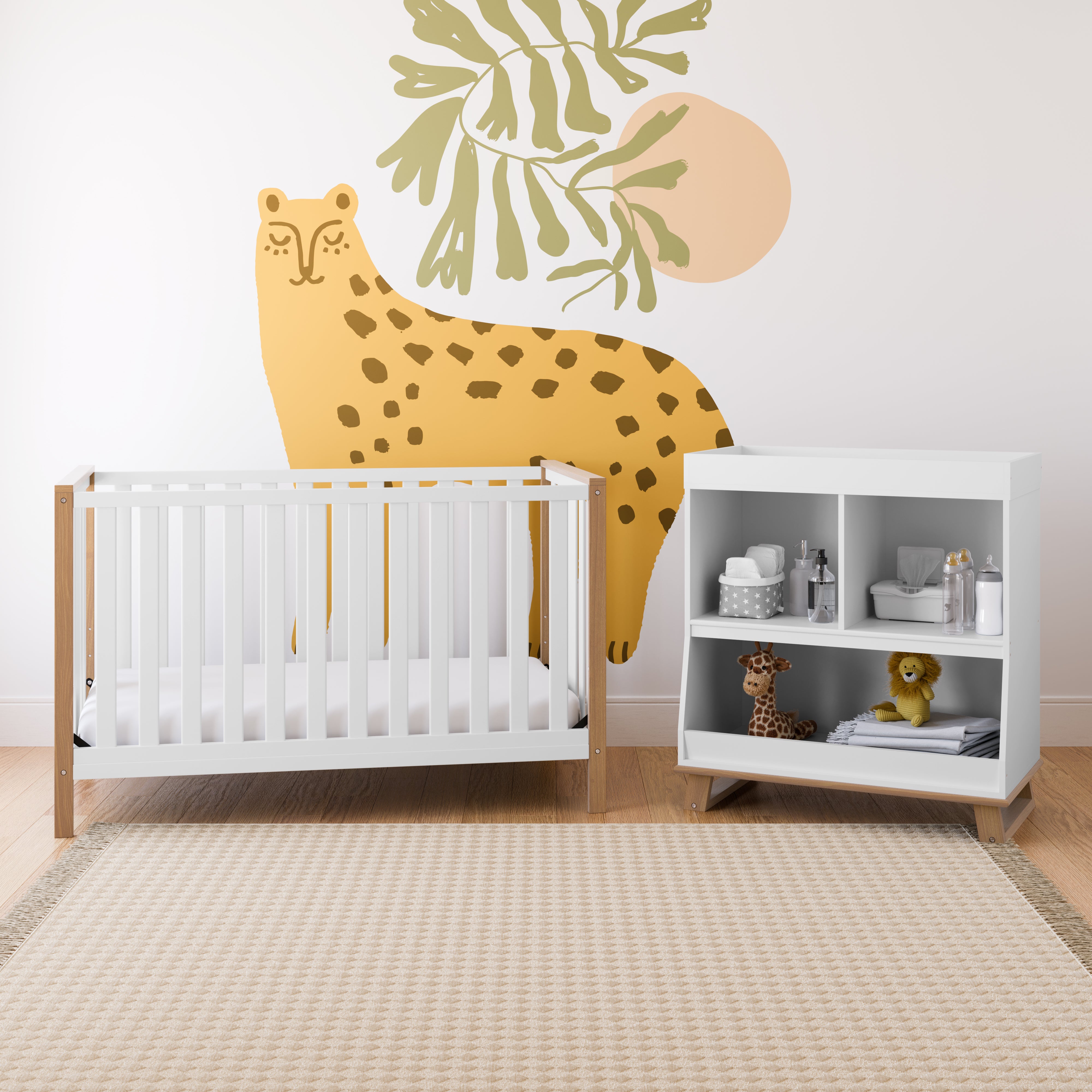 Storkcraft® Modern Pacific 4-in-1 Convertible Crib.