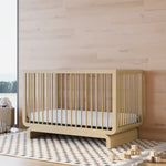 Storkcraft® Santorini® Deluxe 5-in-1 Convertible Crib with Bonus Toddler Guardrail.