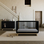 crib in nursery collection (black)