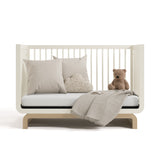 Crib in a daybed conversion (Frosted Oat with Driftwood)