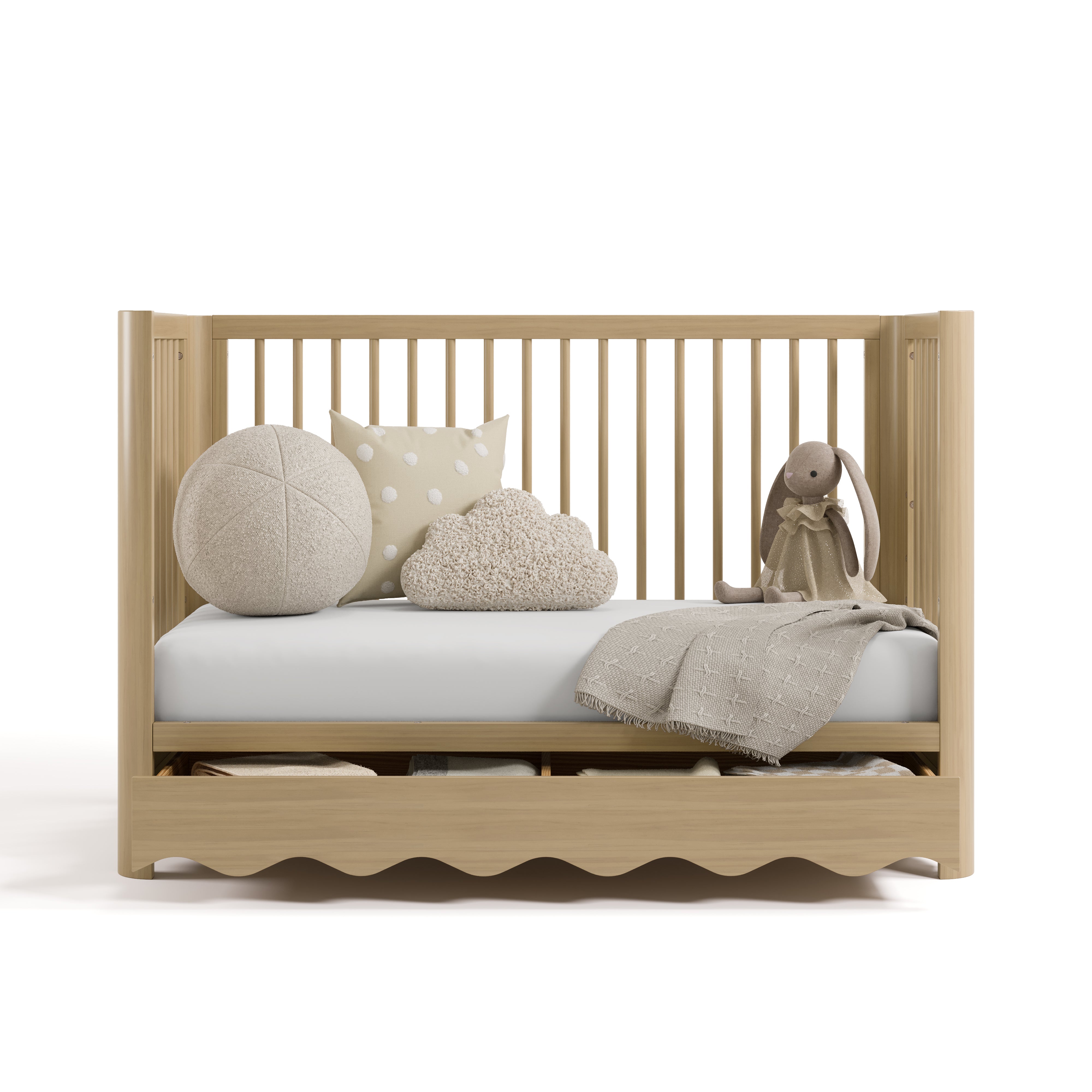 Storkcraft® Casablanca™ Deluxe 5-in-1 Convertible Crib with Drawer.