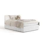 crib frosted oat in full-size bed with headboard only conversion