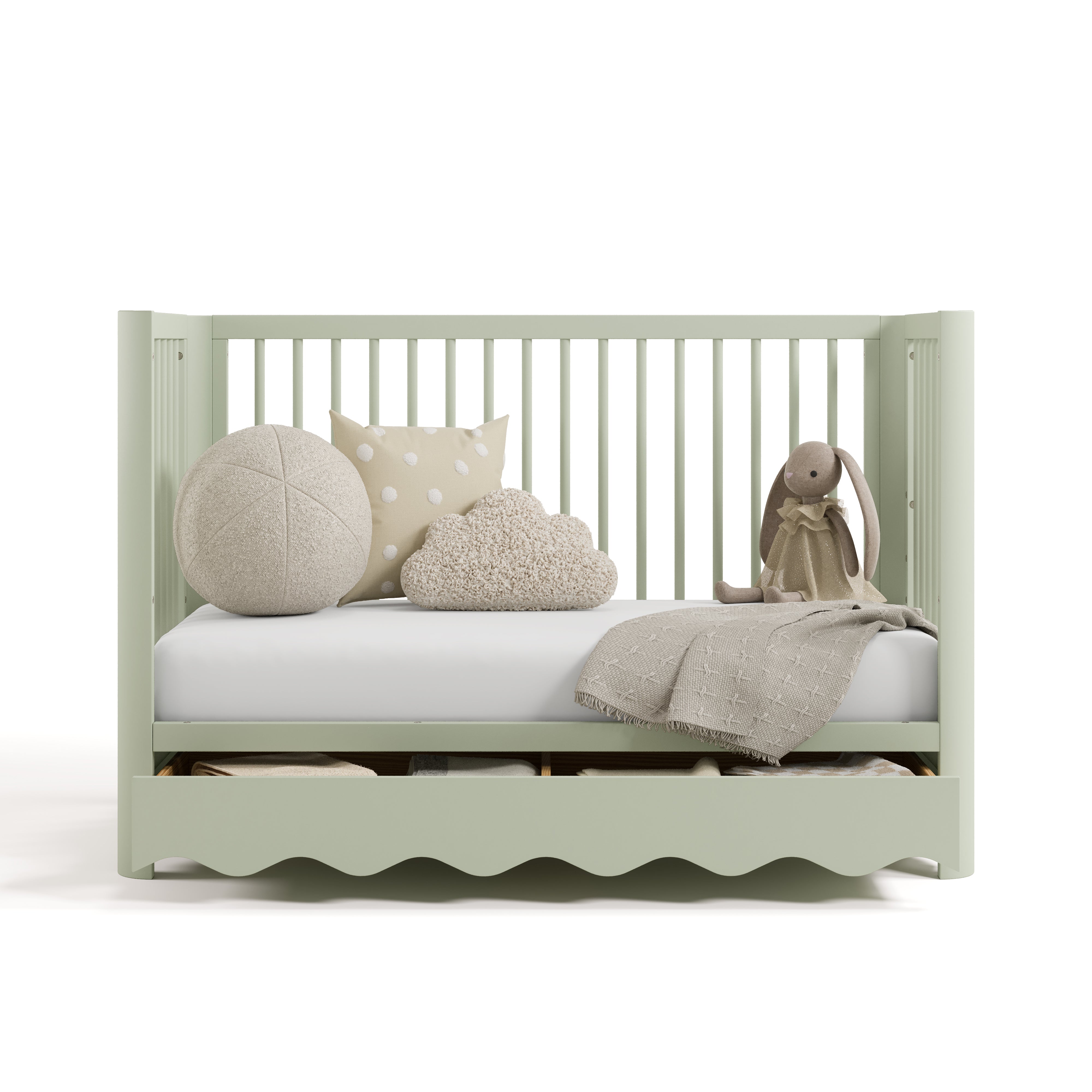 Storkcraft® Casablanca™ Deluxe 5-in-1 Convertible Crib with Drawer.