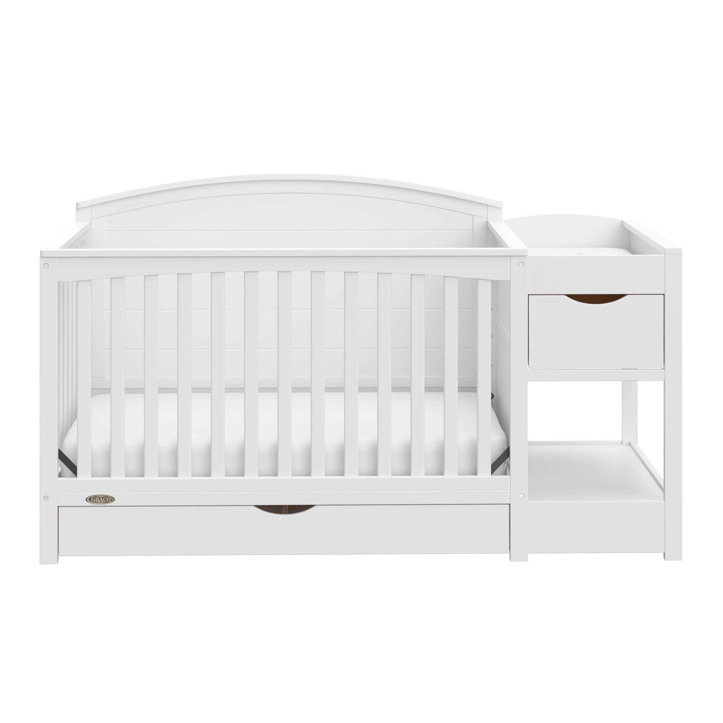 Graco® Bellwood® 5-in-1 Convertible Crib and Changer.