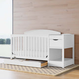 Graco® Bellwood® 5-in-1 Convertible Crib and Changer.