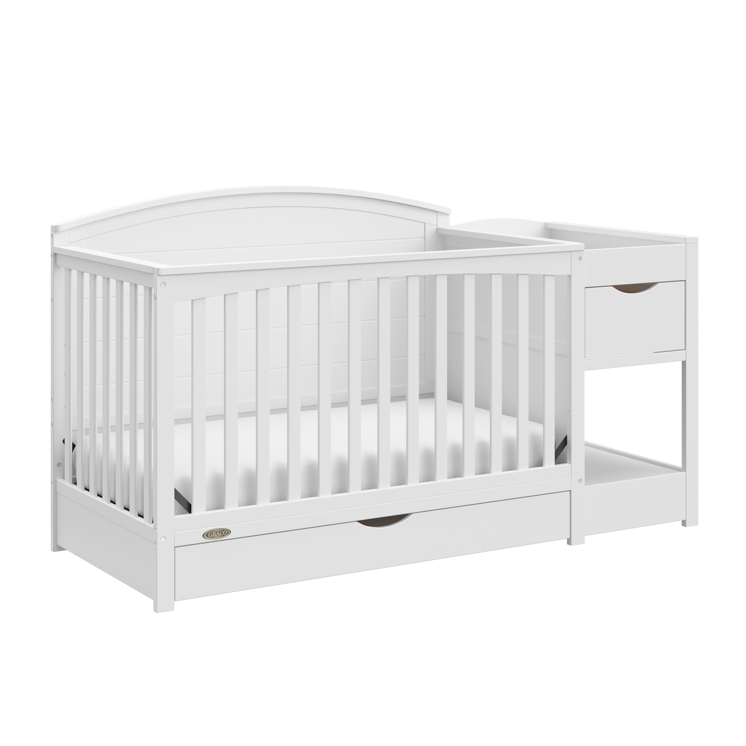 Graco® Bellwood® 5-in-1 Convertible Crib and Changer.