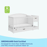 Graco® Bellwood® 5-in-1 Convertible Crib and Changer.