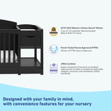 Graco® Bellwood® 5-in-1 Convertible Crib and Changer