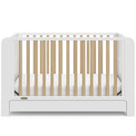 Graco® Read-with-Me™ 4-in-1 Convertible Bookshelf Crib with Drawer.