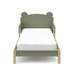 Storkcraft® Teddy Bear Toddler Bed with Guardrails.