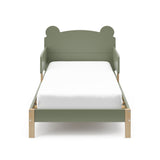 Storkcraft® Teddy Bear Toddler Bed with Guardrails.