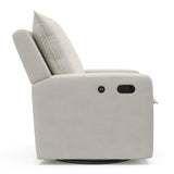 Storkcraft® Timeless Nursery Recliner Swivel Glider with USB.