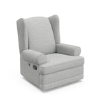 Recliner Glider - Angle view (Salt & Pepper Boucle) 