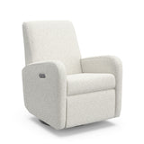 Bellwood ivory boucle power recliner angle view