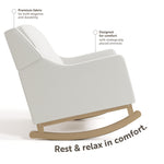 Storkcraft® Pasadena® Upholstered Nursery Rocker.