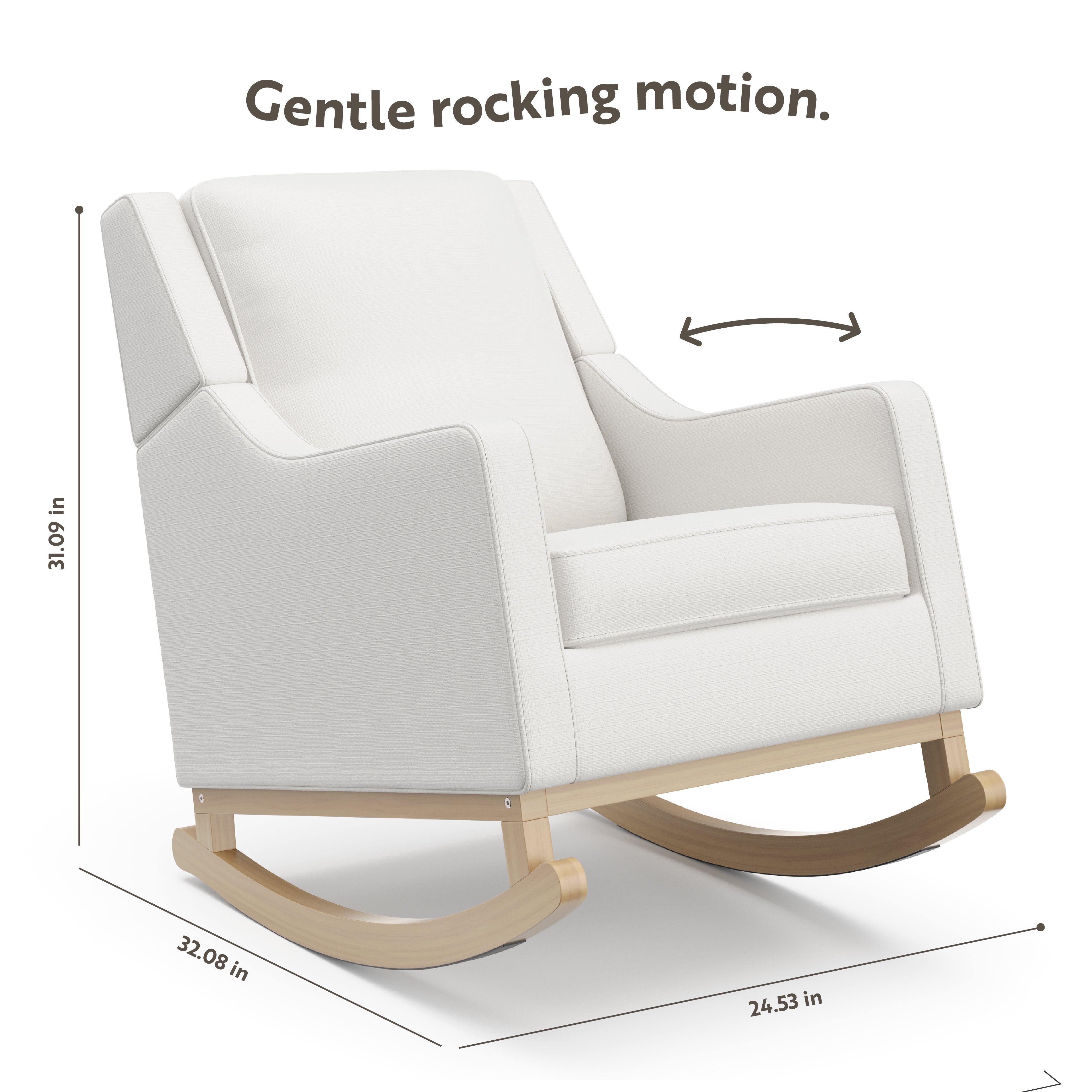 Storkcraft® Pasadena® Upholstered Nursery Rocker.