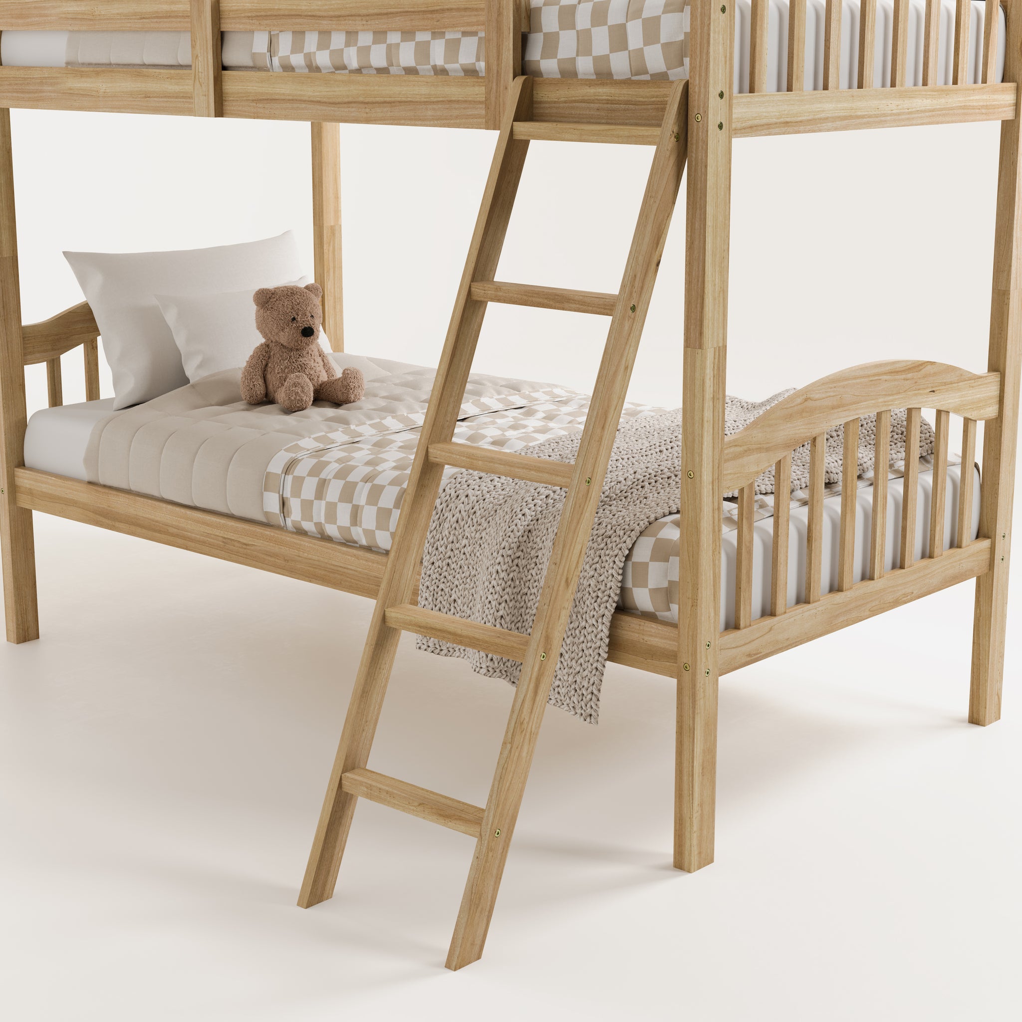 bunk bed closer angled view (natural)