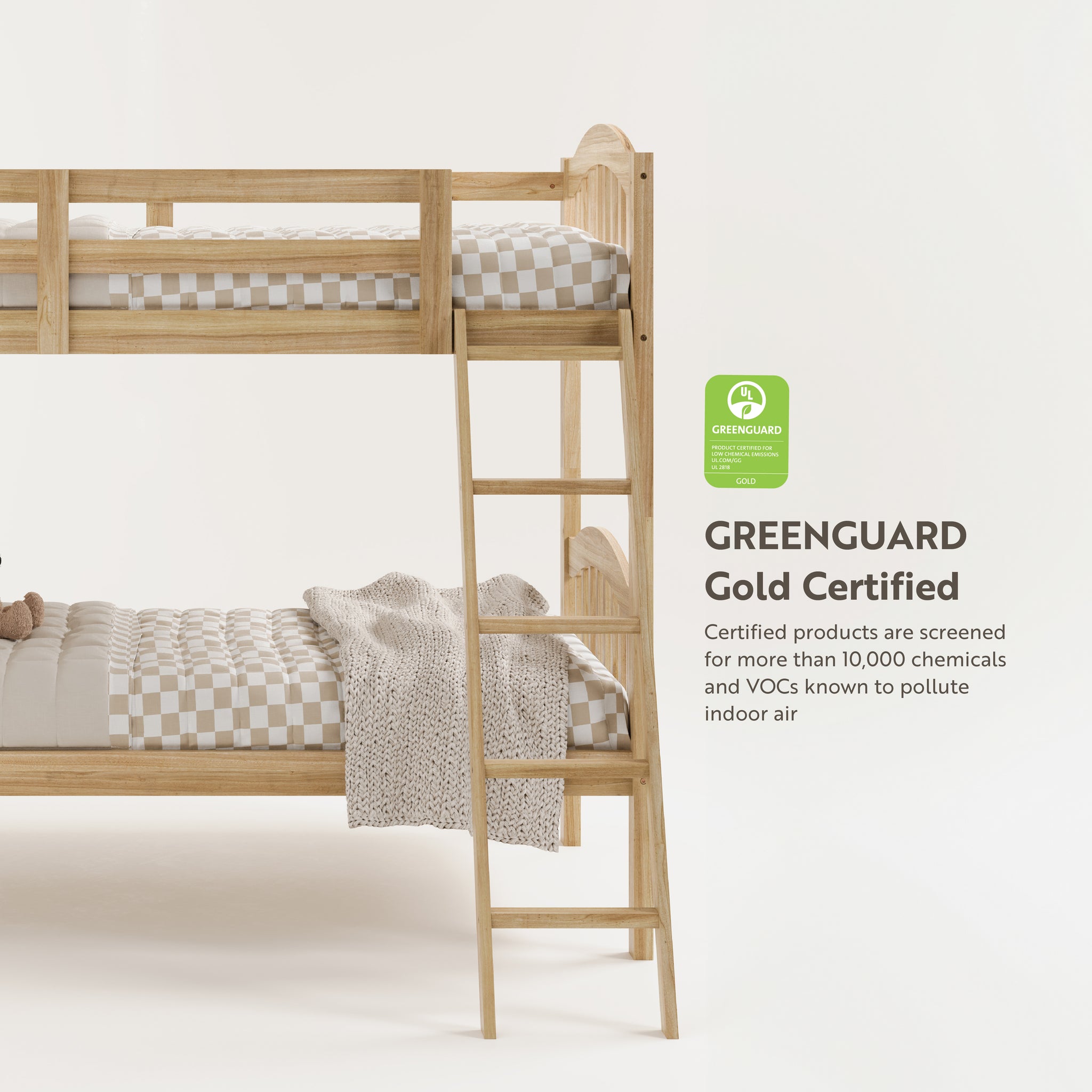 Bunk Bed  (Natural) greenguard gold certified