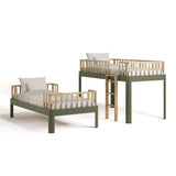 Storkcraft® Santos™ 5-in-1 Convertible Twin-over-Twin Bunk Bed