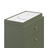 Storkcraft® California 3 Drawer Chest with Removable Changing Topper.