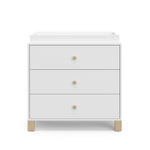 Storkcraft® California 3 Drawer Chest with Removable Changing Topper.