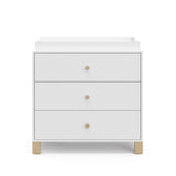 Storkcraft® California 3 Drawer Chest with Removable Changing Topper.