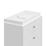 Storkcraft® California 3 Drawer Chest with Removable Changing Topper.