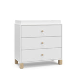 Storkcraft® California 3 Drawer Chest with Removable Changing Topper.