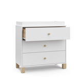 Storkcraft® California 3 Drawer Chest with Removable Changing Topper.