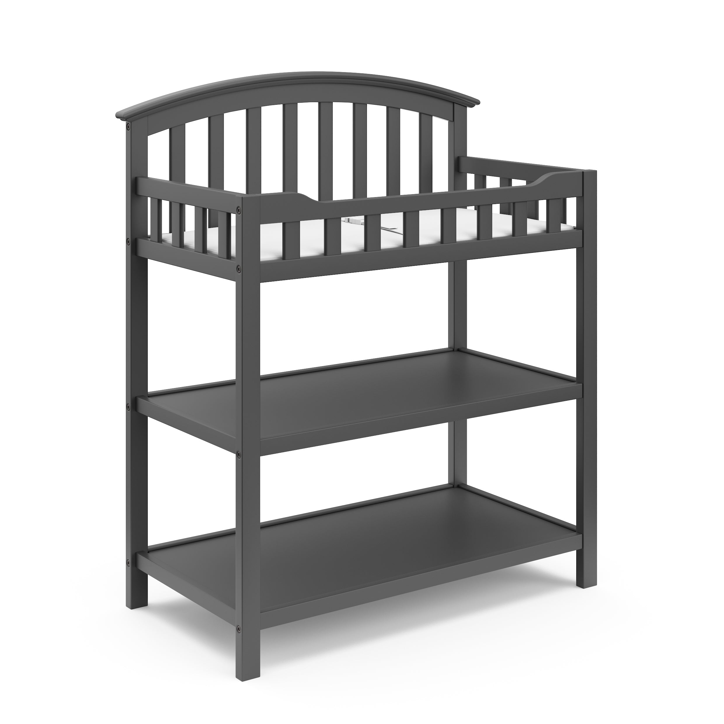 Gray baby changing table hotsell