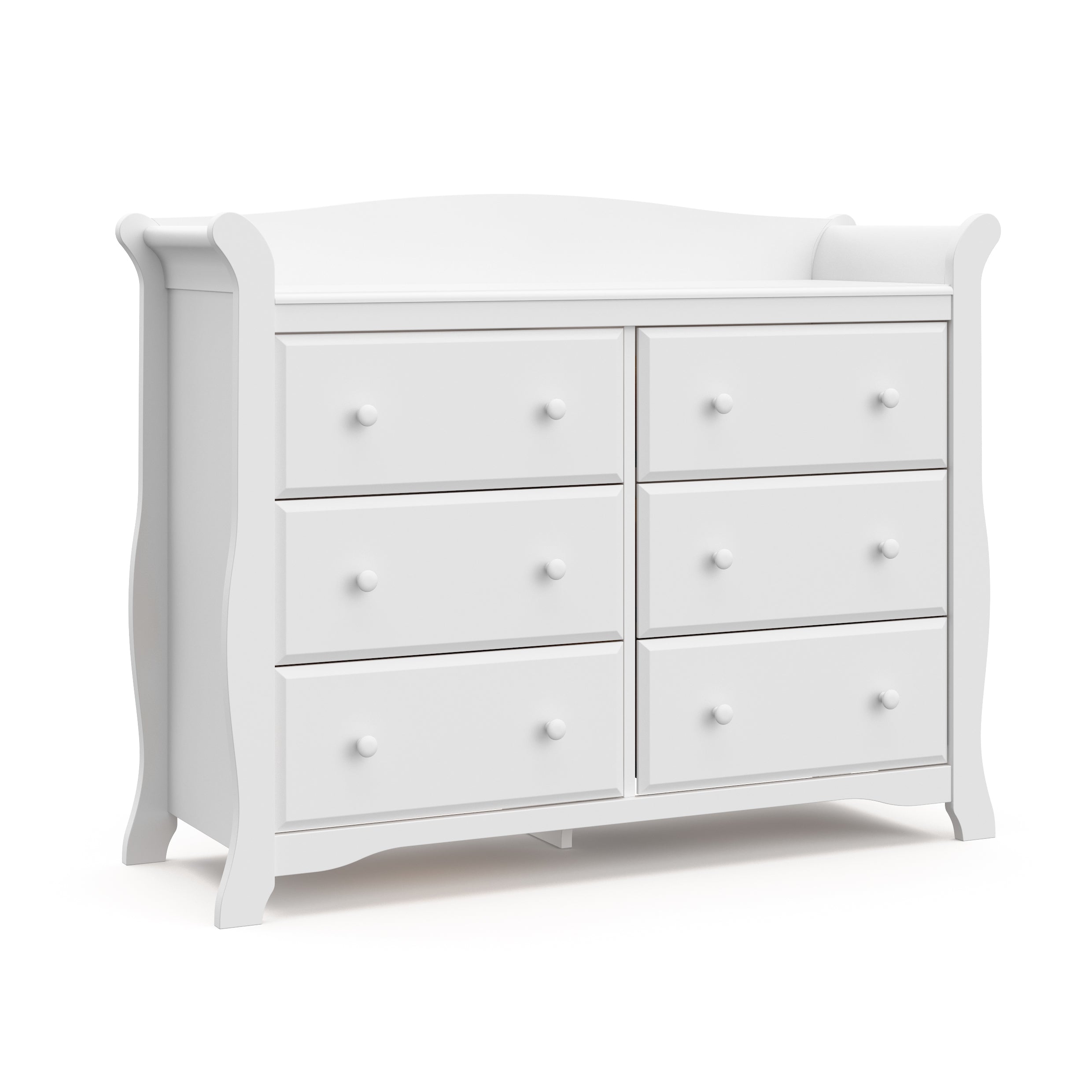 Storkcraft avalon 6 drawer dresser white on sale