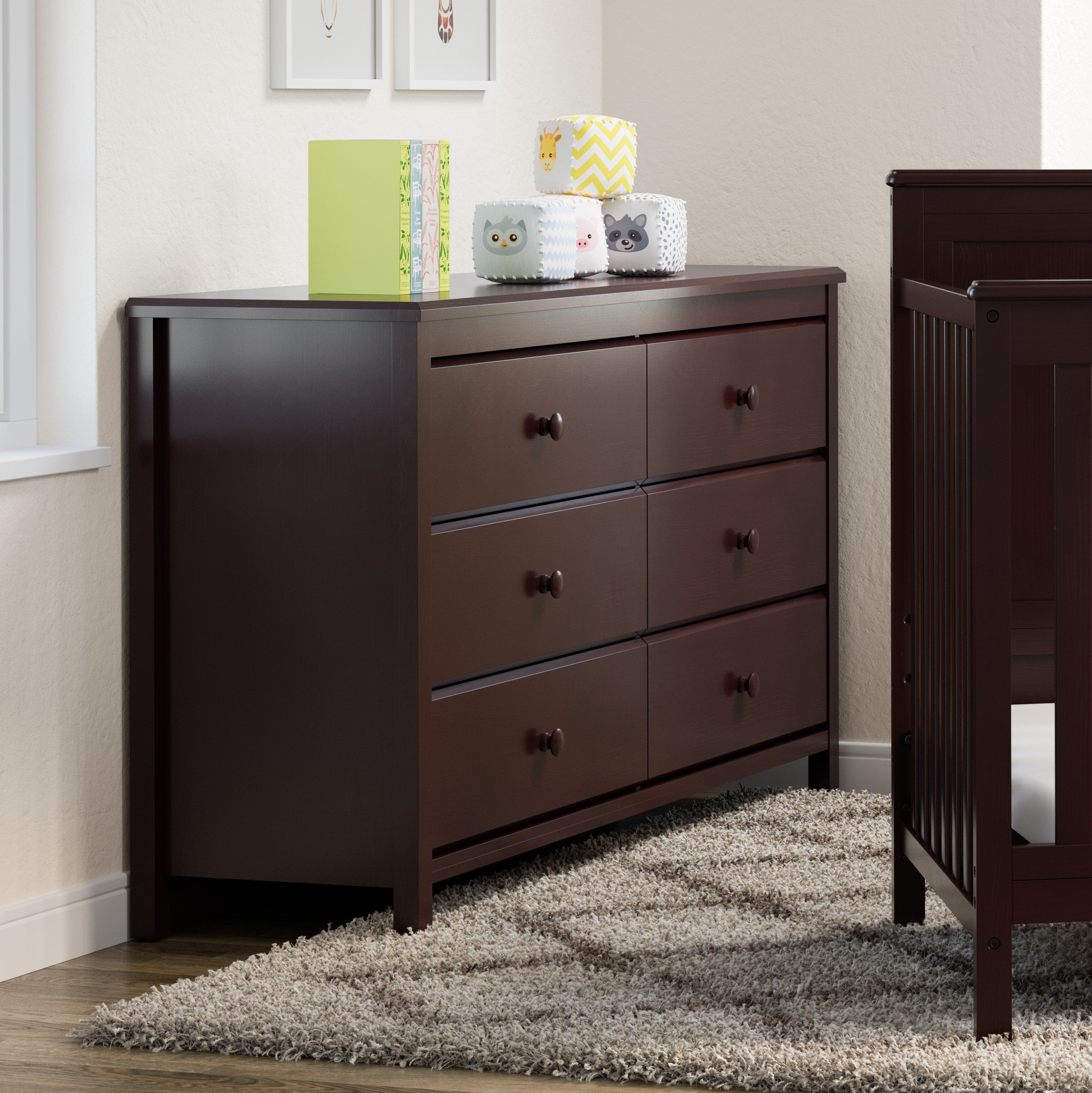 Espresso dresser 2025 for nursery