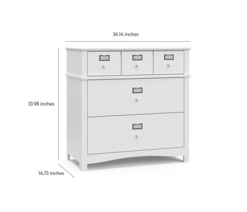 Graco store dresser white